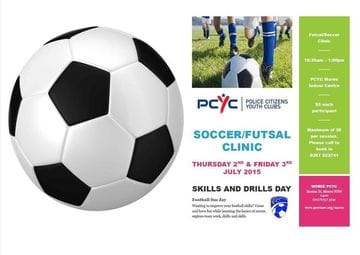 Moree PCYC: Soccer/Futsal Clinic